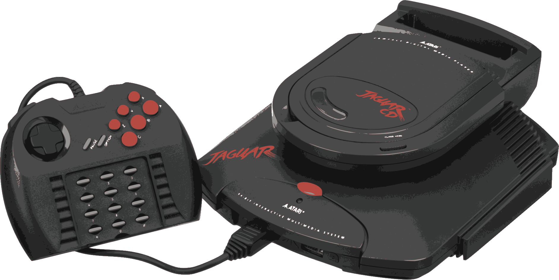 Atari Jaguar with CD Icon